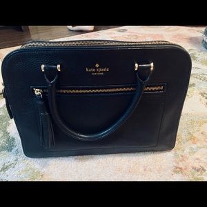 Black Kate Spade Medium crossbody Leather purse